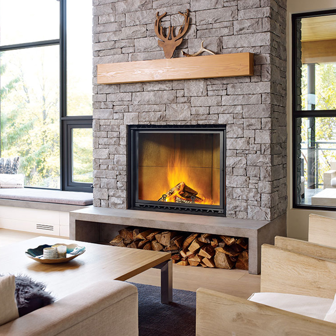 Wood fireplace installations in Lancaster & Central, PA