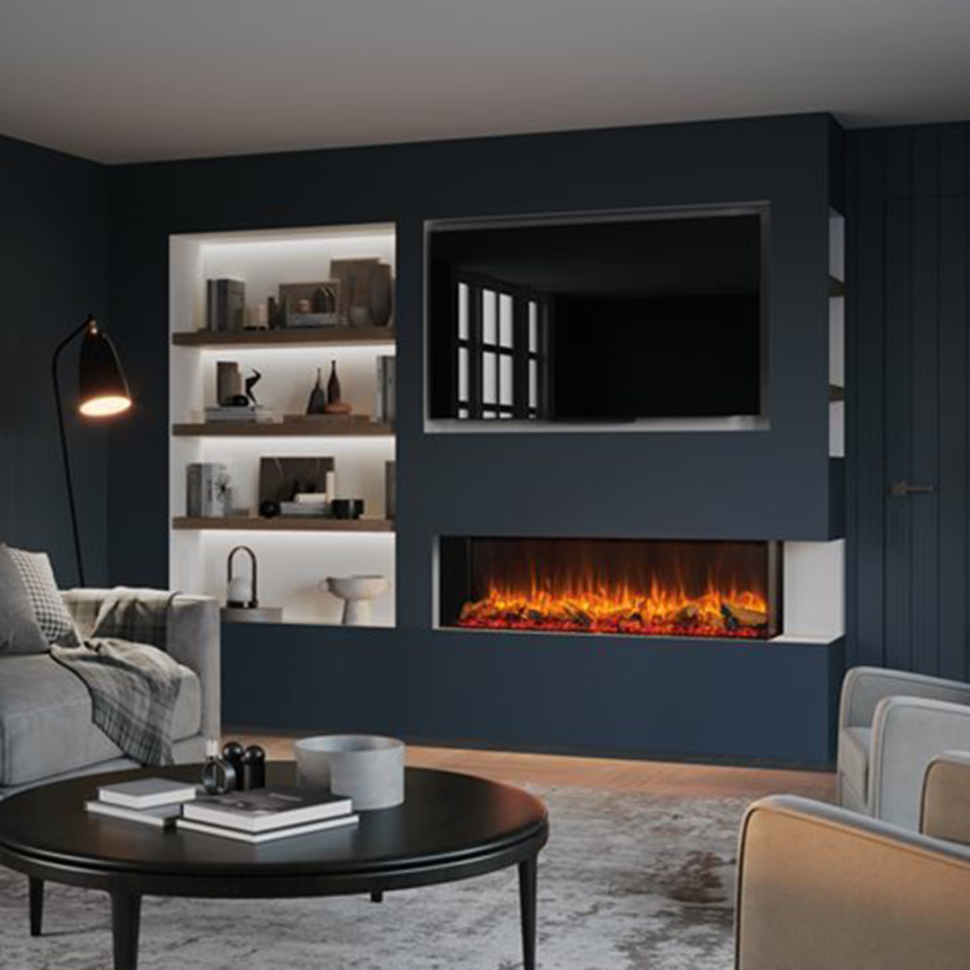 Electric fireplace installation in York & Gettysburg, PA