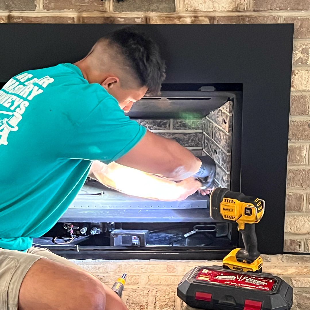 Fireplace installation in Gettysburg, PA