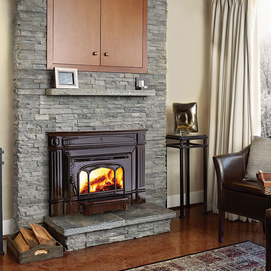wood-burning fireplace insert in Camp Hill PA