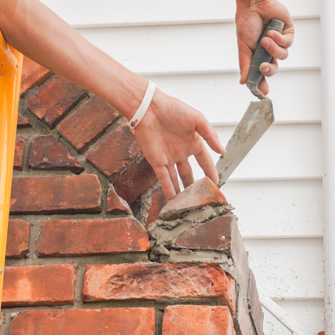 Masonry repairs in Lancaster, PA.