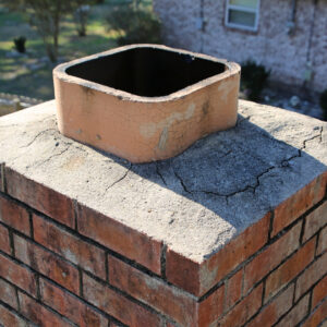 We repair and rebuild Damaged chimney crowns in Mechanicsburg PA