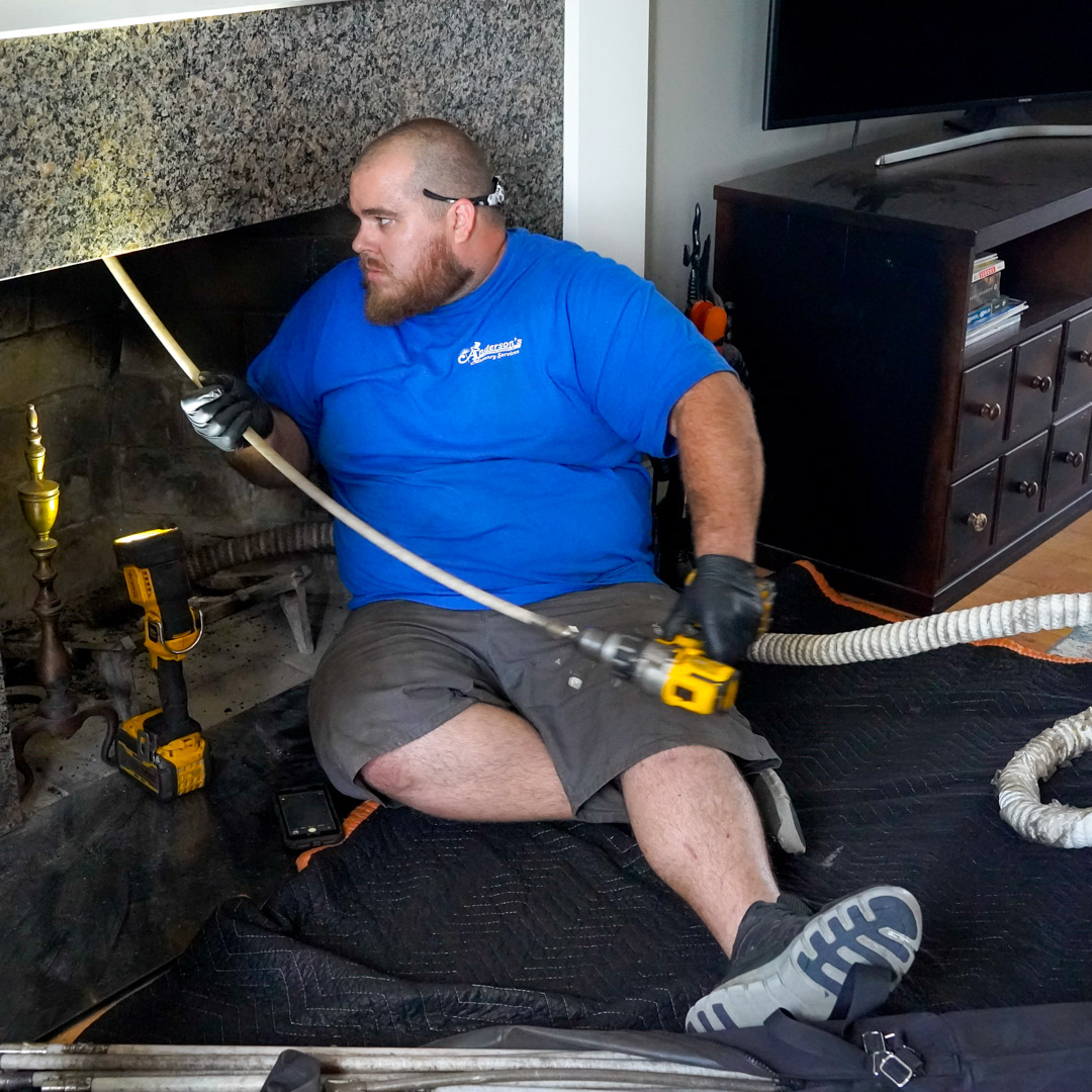 Annual chimney cleaning in Lititz, PA